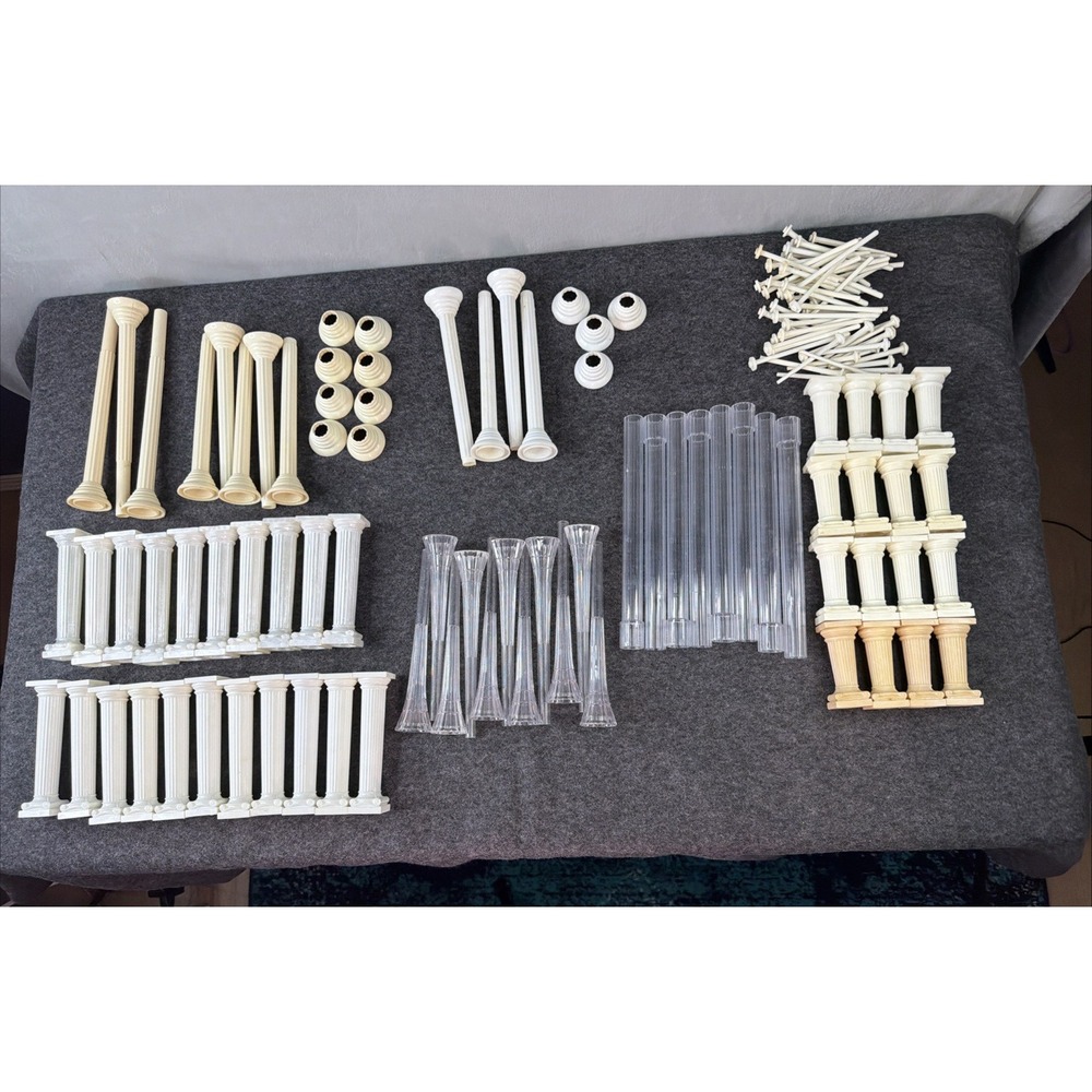 Cake Decorating Pillar Column Separator Support Lot Wedding Tiered Cake